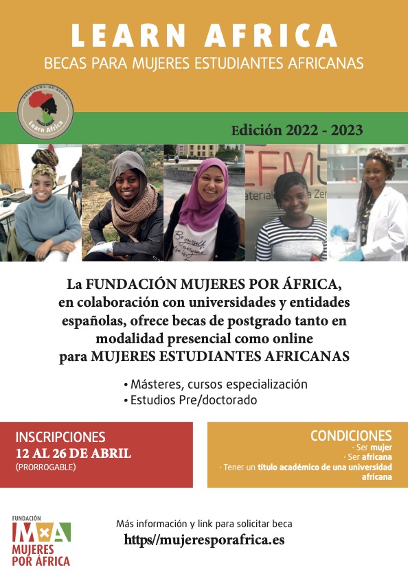 Programa Learn For Africa 2022. Becas para el curso académico 2022-2023 - 1